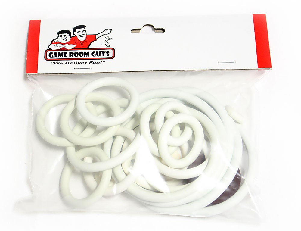 1963 Williams Big Deal Pinball Machine Replacement Repair Rubber Ring Kit White