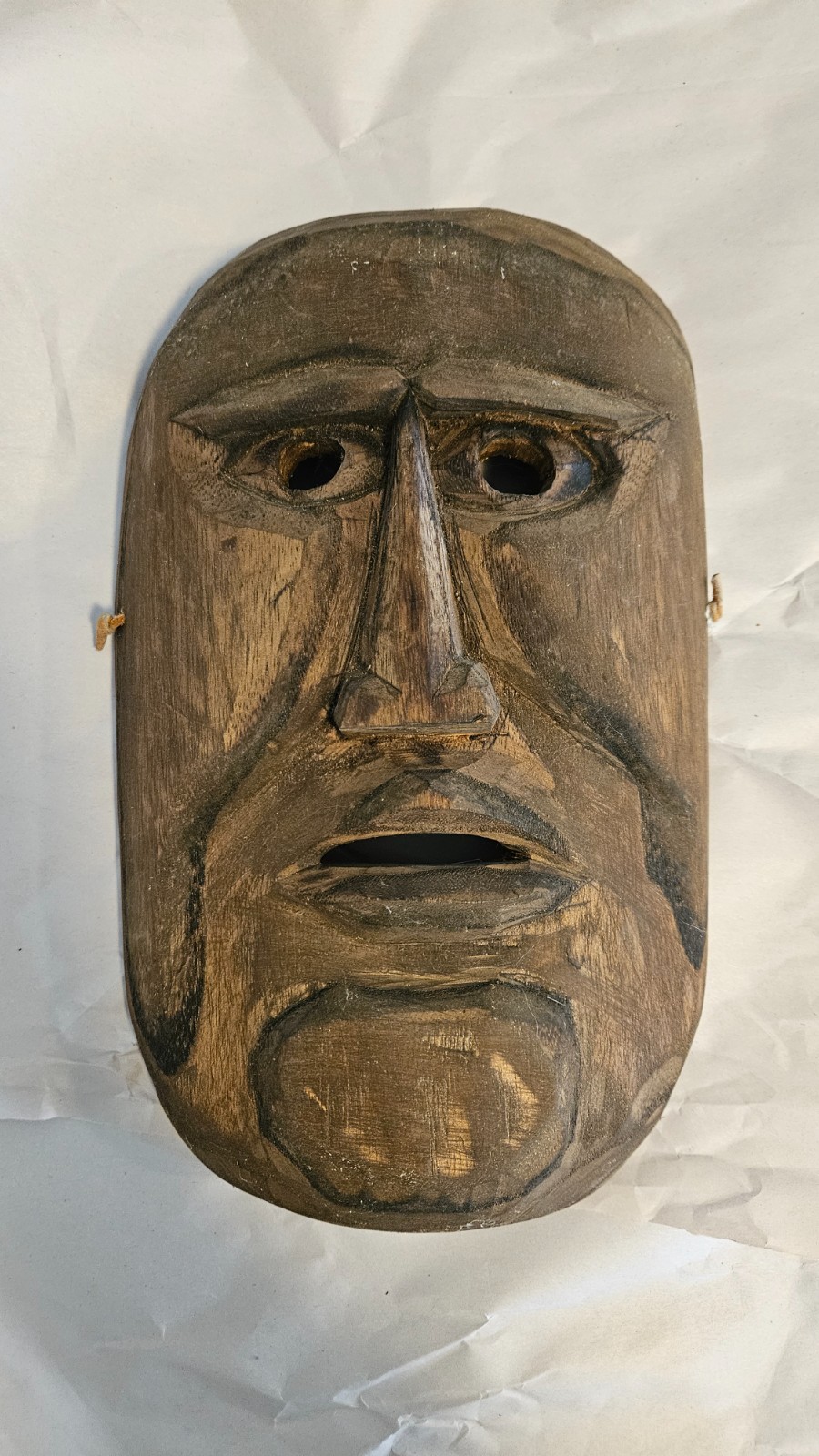 Vintage Cherokee Booger Mask Carved Wood Vintage Cherokee Booger Mask Carved Wood