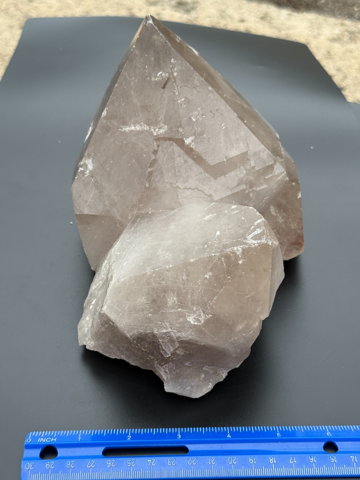 Huge Smoky Quartz Crystal – Natural Raw Cluster – 10.3 lb 9