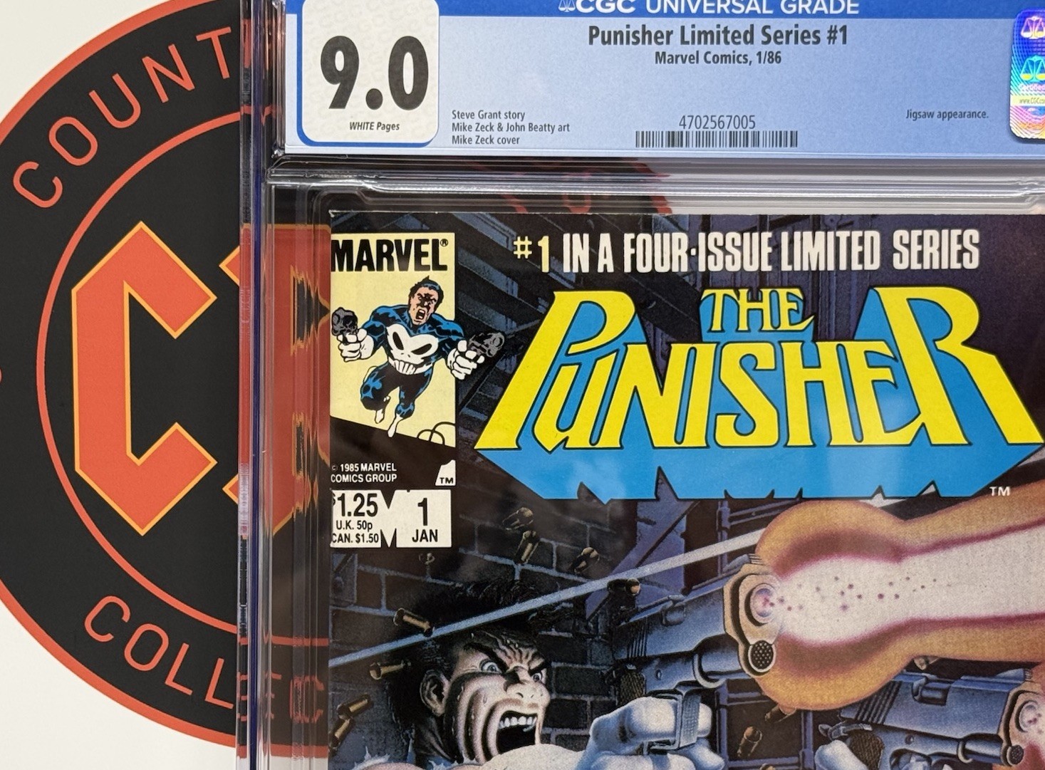 Marvel (1/86) Punisher Limited Series #1 CGC 9.0
