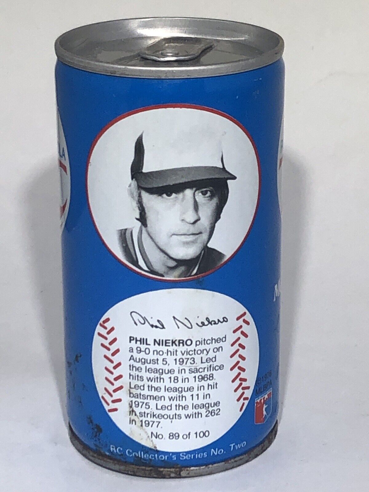 1978 Phil Nierko Atlanta Braves RC Royal Crown Cola Can MLB All-Star