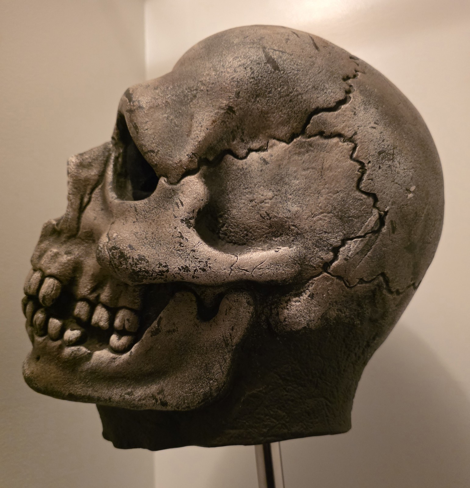 Don Post Skull Mask Vinyl 1967/74-76 JUMBO CHOCOLATE Rare