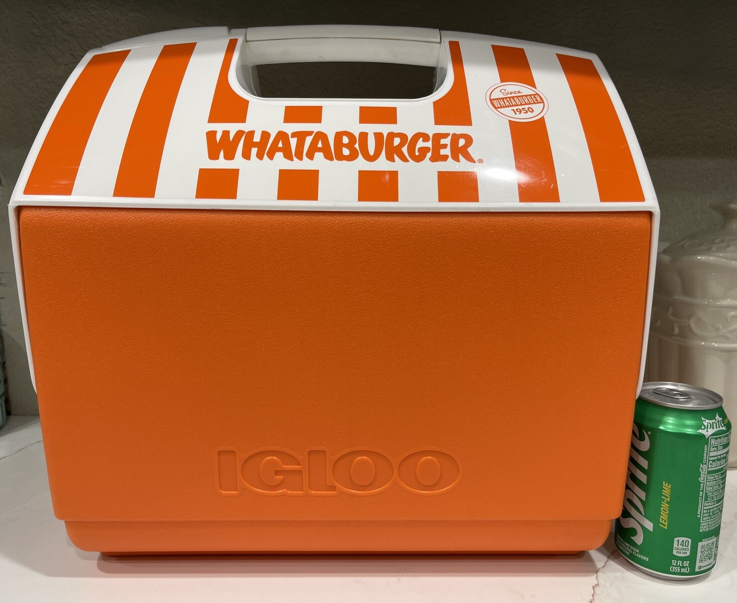 HUGE & RARE Whataburger Igloo Playmate Cooler Ice Chest 16 QT HTF 30 Cans HUGE & RARE Whataburger Igloo Playmate Cooler Ice Chest 16 QT HTF 30 Cans