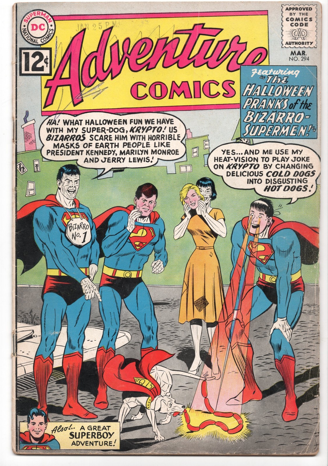 Adventure Comics #294 (1962) Bizarro [Key Issue]