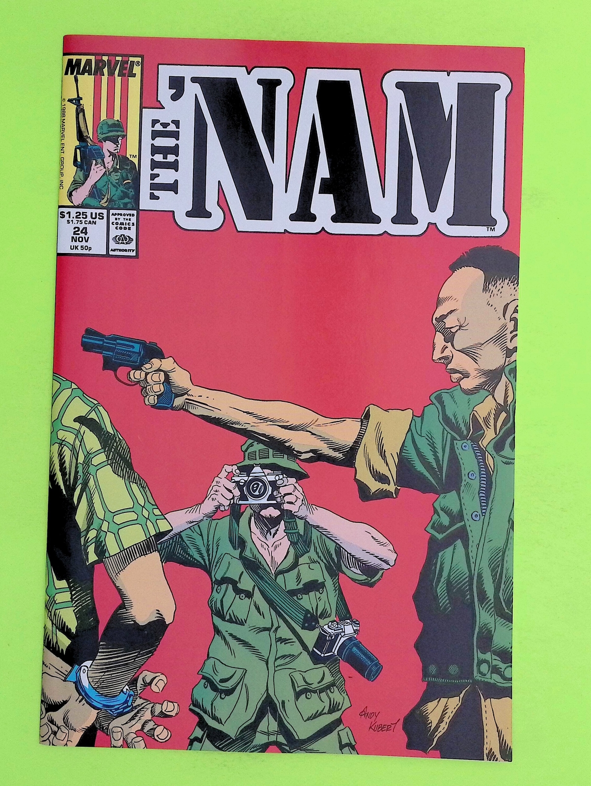 The 'Nam #24 1988 Marvel Comics High Grade Comic Book V57-95 The 'Nam #24 1988 Marvel Comics High Grade Comic Book V57-95