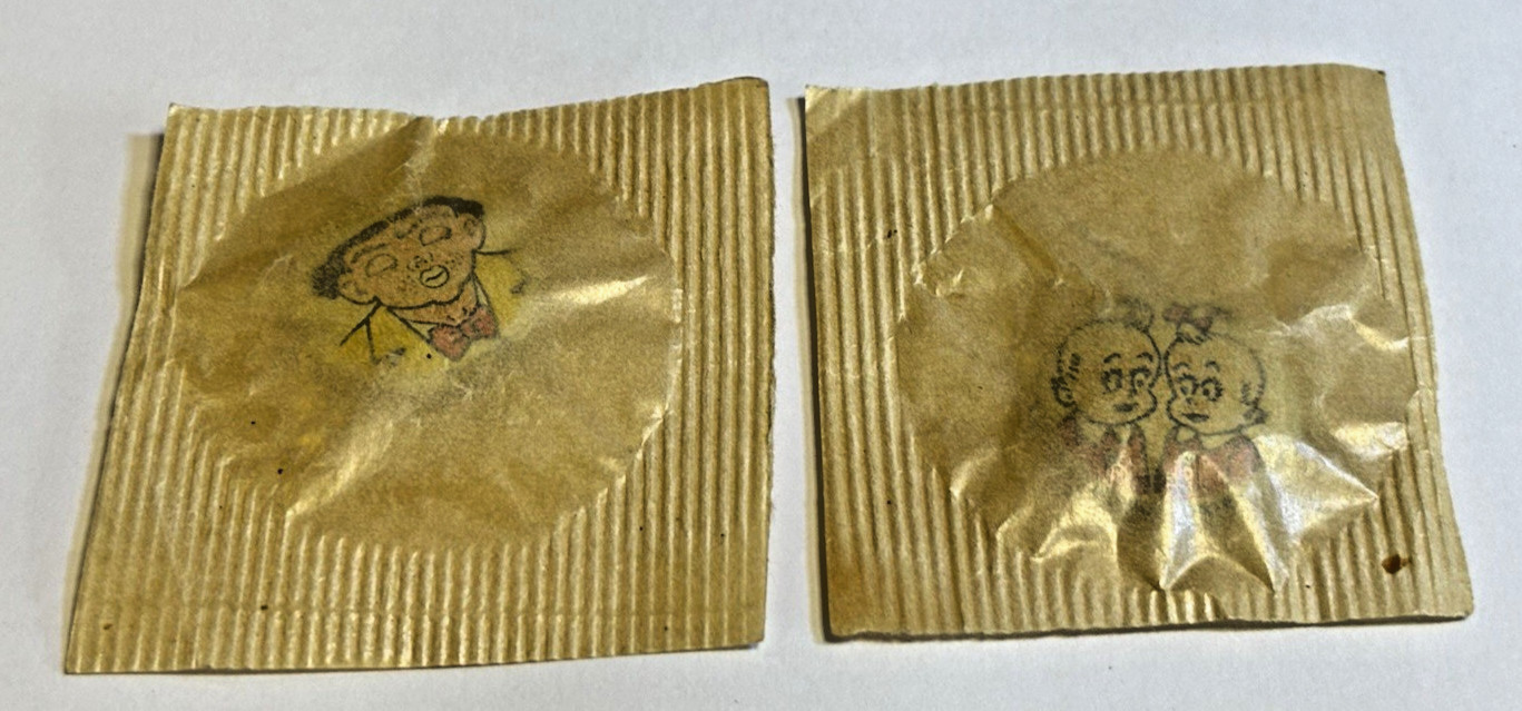 2 Vtg 1940s Kelloggs PEP Pins Factory Sealed Wrapper Winnie Twins Chester 2 Vtg 1940s Kelloggs PEP Pins Factory Sealed Wrapper Winnie Twins Chester