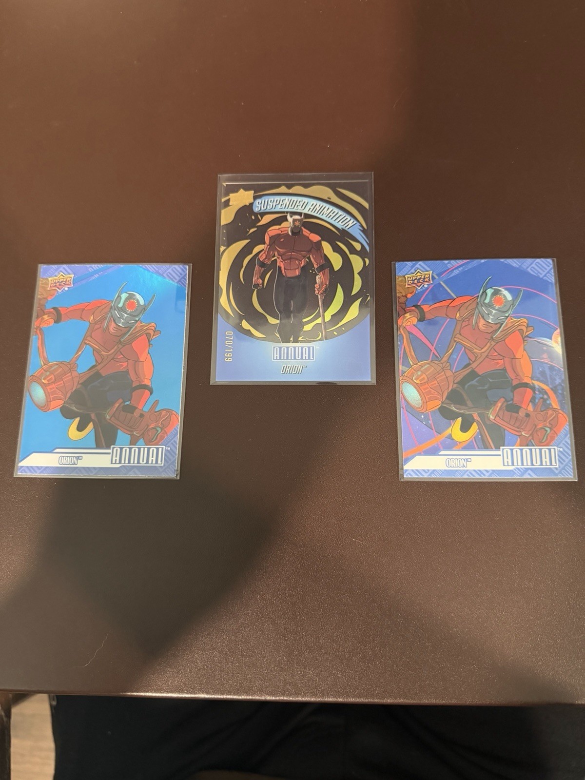 2024-25 Upper Deck DC Annual Orion Lot Suspended Animation /199 #38 Blue 2024-25 Upper Deck DC Annual Orion Lot Suspended Animation /199 #38 Blue