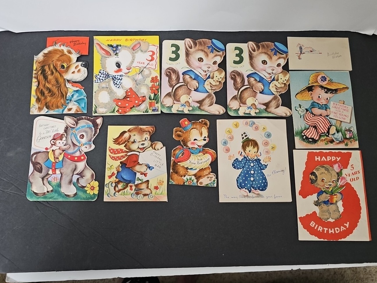 11 Vintage 1940s 50s Birthday Cards Ephemera Scrapbooking 11 Vintage 1940s 50s Birthday Cards Ephemera Scrapbooking