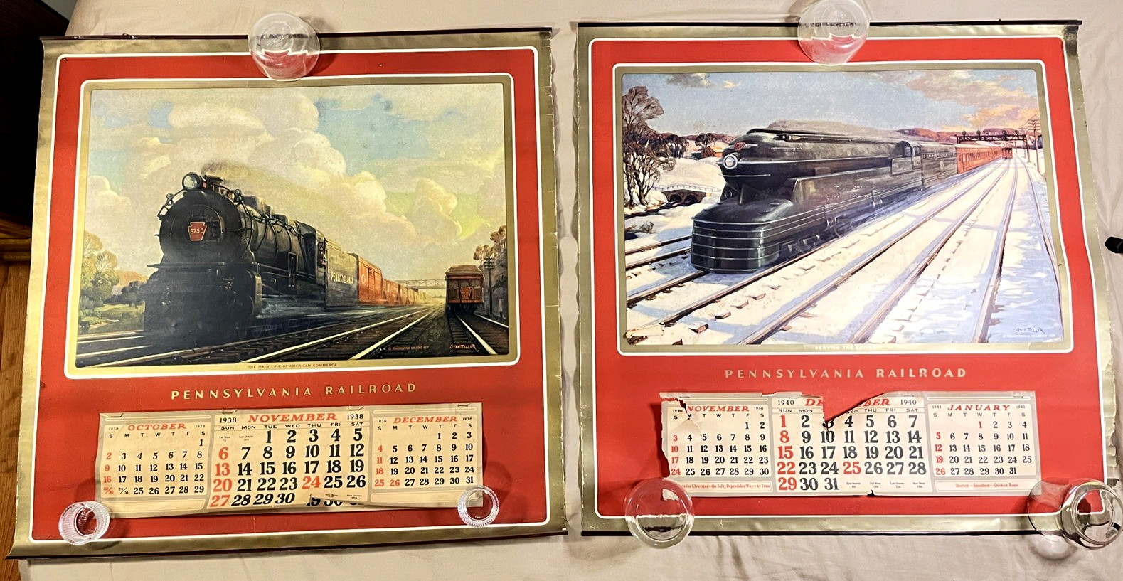 1938 PA Railroad The Main Line of American Commerce & 1940 Serving The Nation 1938 PA Railroad The Main Line of American Commerce & 1940 Serving The Nation