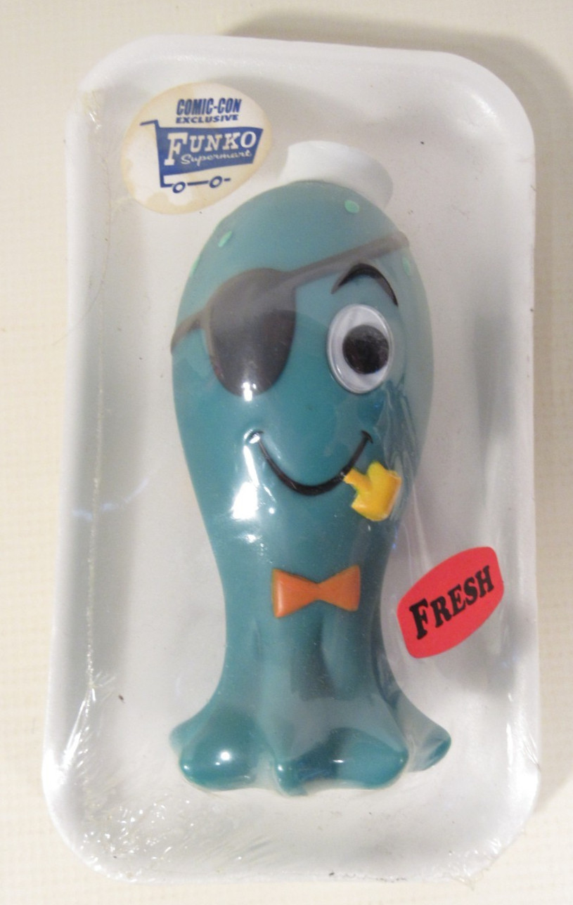 RARE 2004 SDCC Funko Spastik Plastik Pulpo Freezer Pack Blue Squid Figure LE48 RARE 2004 SDCC Funko Spastik Plastik Pulpo Freezer Pack Blue Squid Figure LE48