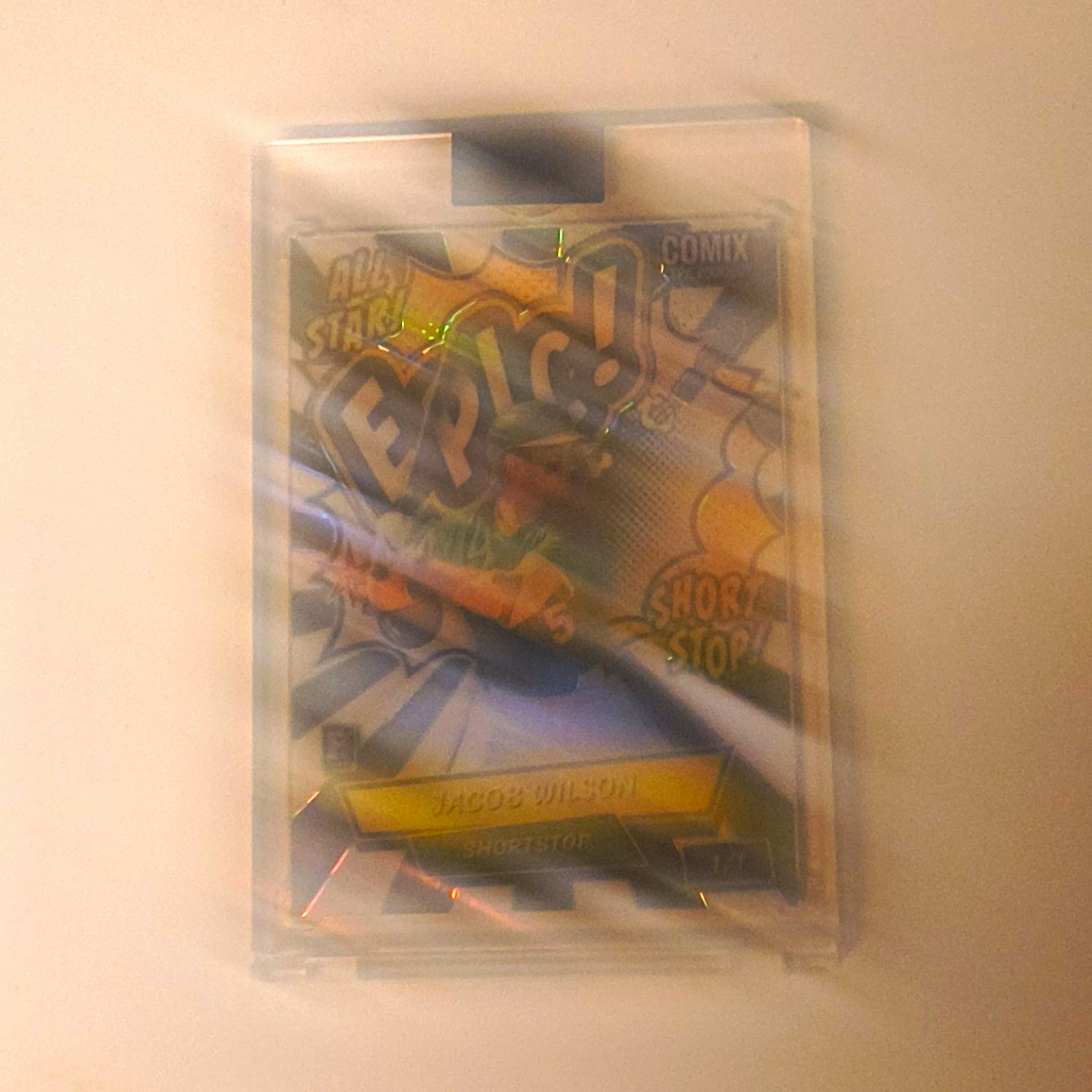 Topps 2024 Topps Fire The Very Best TV-1 Jacob Wilson Gold Parallel Card Topps 2024 Topps Fire The Very Best TV-1 Jacob Wilson Gold Parallel Card