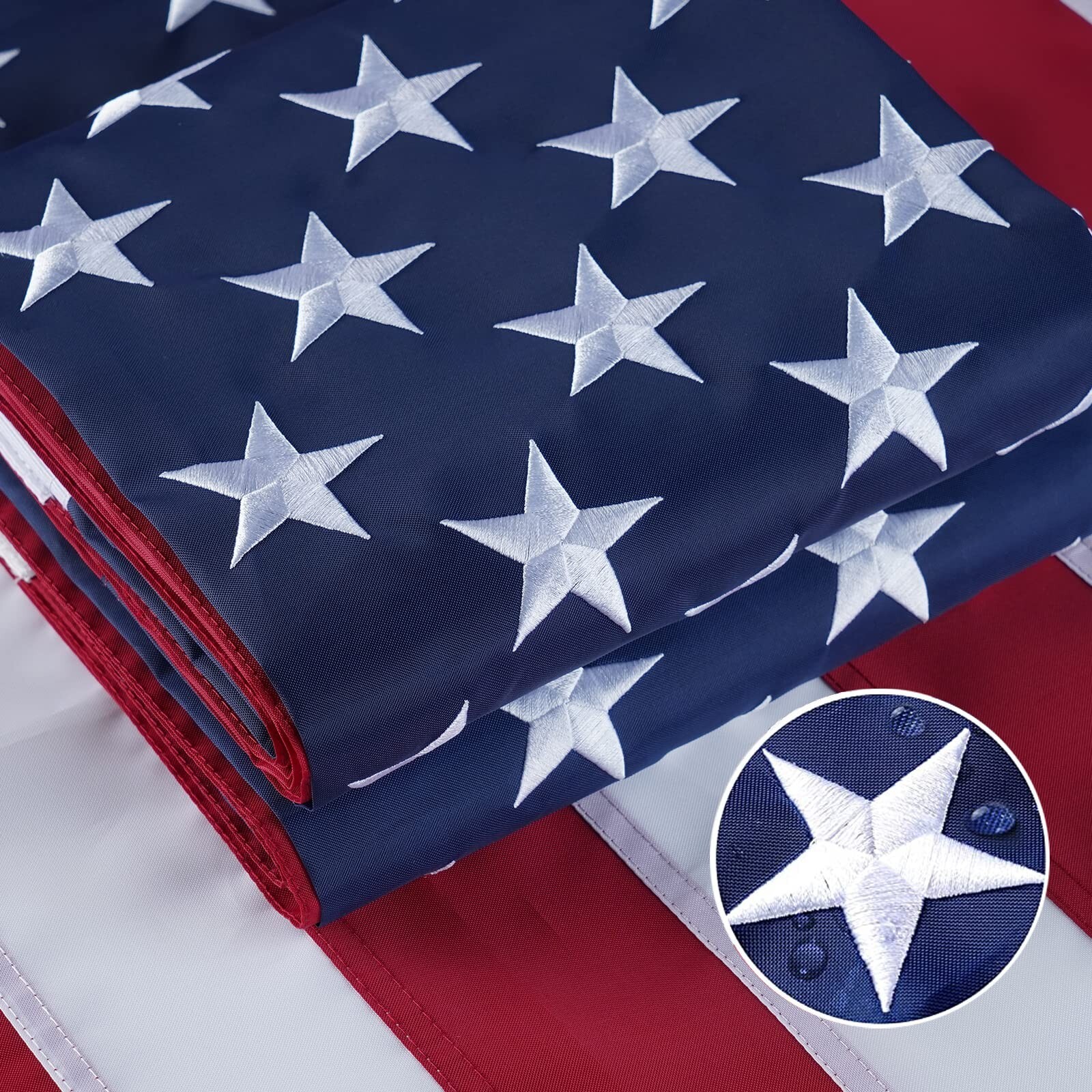 US American Flag 3x5 Made in USA Luxury Embroidered United States Flag NEW US American Flag 3x5 Made in USA Luxury Embroidered United States Flag NEW