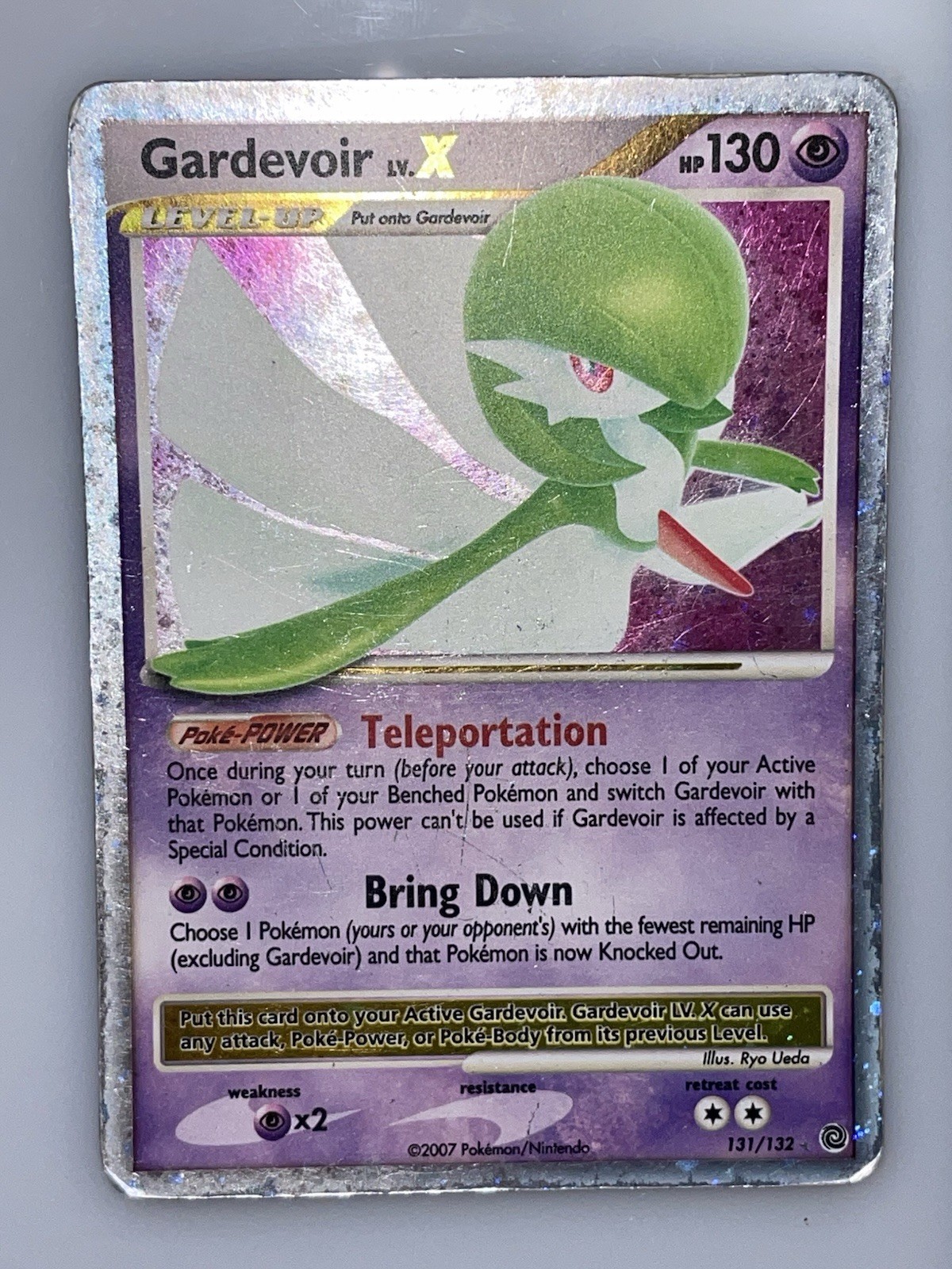 Gardevoir Lv. X 131/132 Secret Wonders Holo Rare Heavily Played Nintendo 2007 Gardevoir Lv. X 131/132 Secret Wonders Holo Rare Heavily Played Nintendo 2007