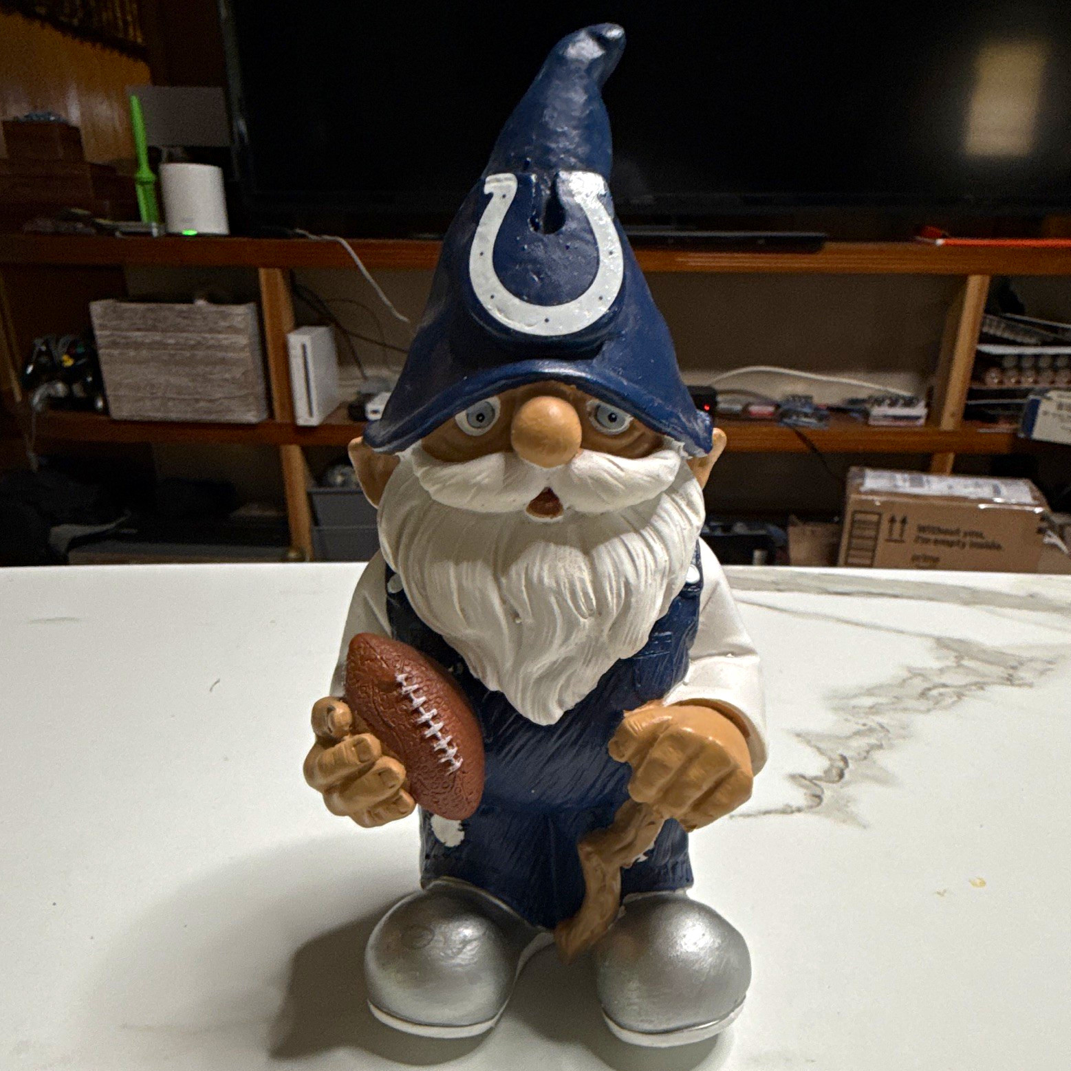 Indianapolis Colts Garden Gnome Forever Collectibles 11.5 NFL Statue Indianapolis Colts Garden Gnome Forever Collectibles 11.5 NFL Statue