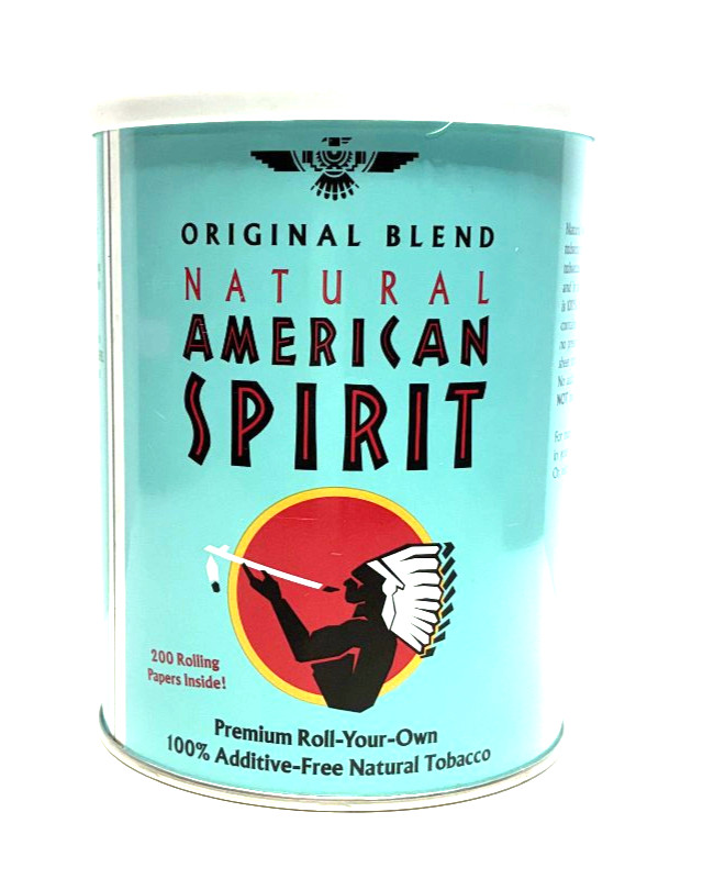 Natural American Spirit Tobacco Can Collectible Tin 5 Natural American Spirit Tobacco Can Collectible Tin 5