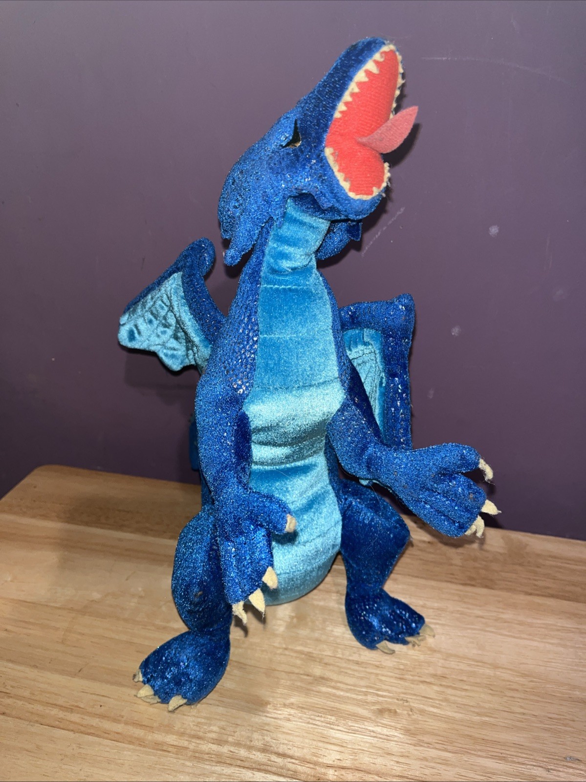 Universal Studios Dueling Dragons Rollercoaster Ride Ice Blue Dragon Plush Universal Studios Dueling Dragons Rollercoaster Ride Ice Blue Dragon Plush