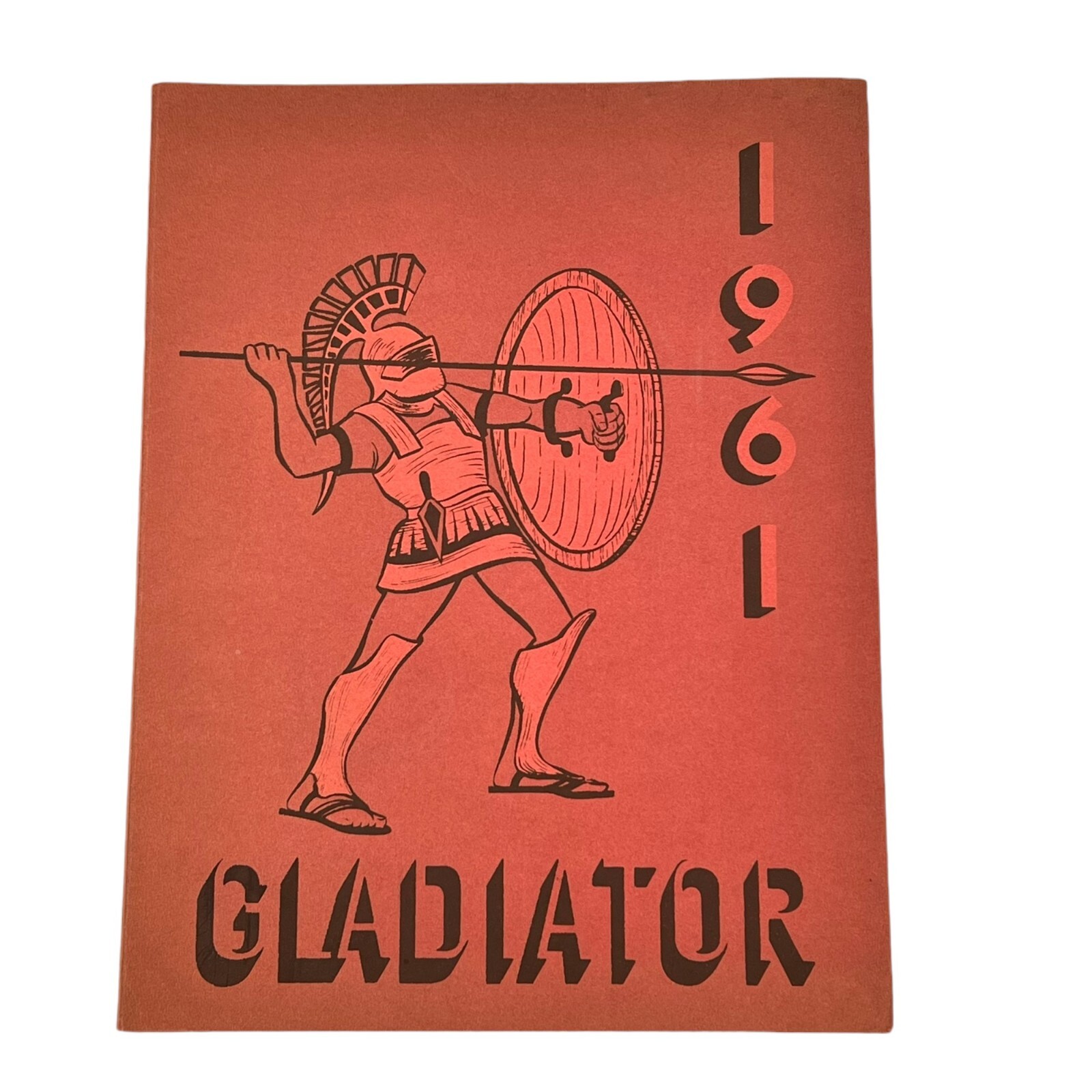 Troy High School Yearbook 1961 Troy Michigan MI Gladiator Softcover No Writing Troy High School Yearbook 1961 Troy Michigan MI Gladiator Softcover No Writing