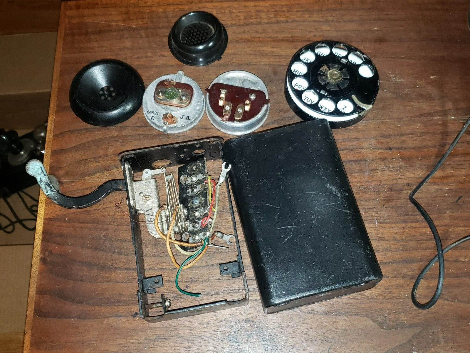 Lot of Vintage Telephone Parts