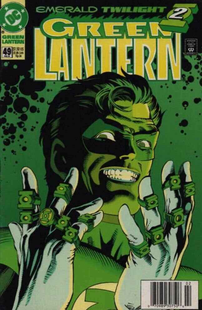 Green Lantern #49 Newsstand Cover (1990-2004) DC Comics