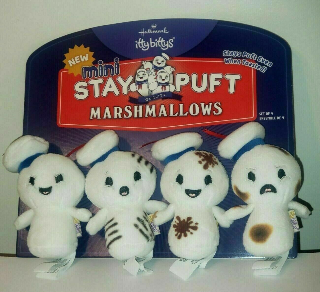 Hallmark Itty Bittys Stay Puft MINI Marshmallows Ghostbusters Afterlife Set of 4