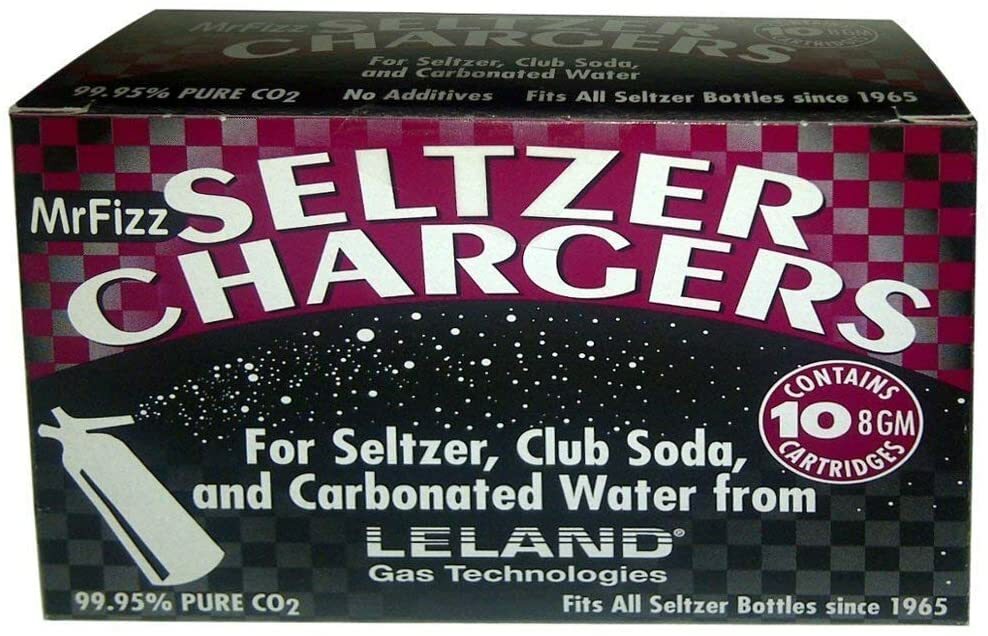 Leland Soda Chargers Seltzer Chargers Co2, 40 Count Leland Soda Chargers Seltzer Chargers Co2, 40 Count