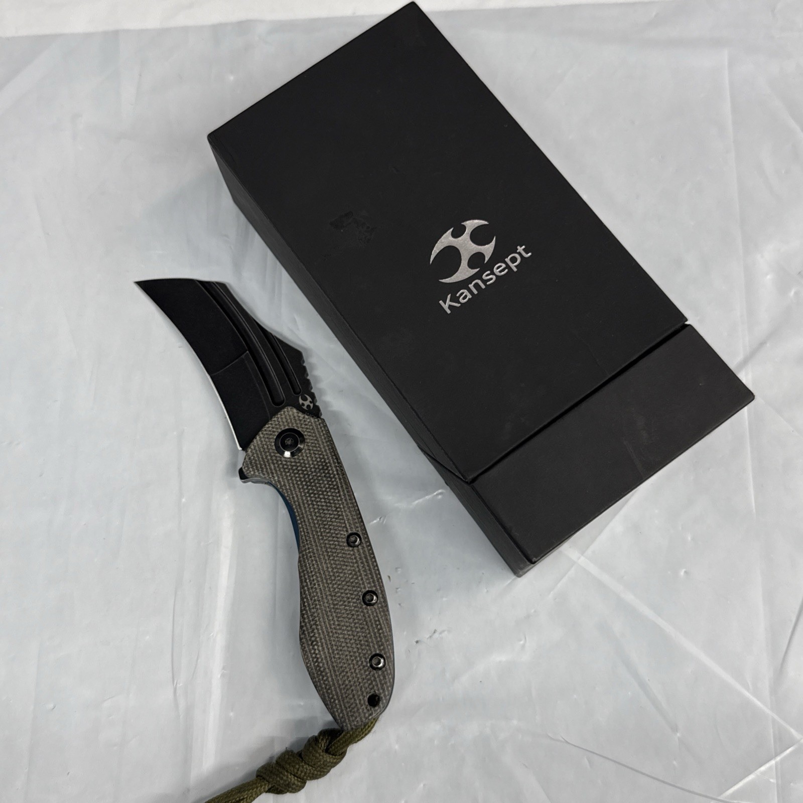 Kansept Knives KTC3 Liner Lock, Blk Micarta, 3\ Kansept Knives KTC3 Liner Lock, Blk Micarta, 3\