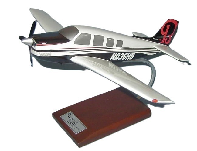 Beechcraft G36 Bonanza House Color N306HB Desk Display Model 1/32 SC Airplane Beechcraft G36 Bonanza House Color N306HB Desk Display Model 1/32 SC Airplane