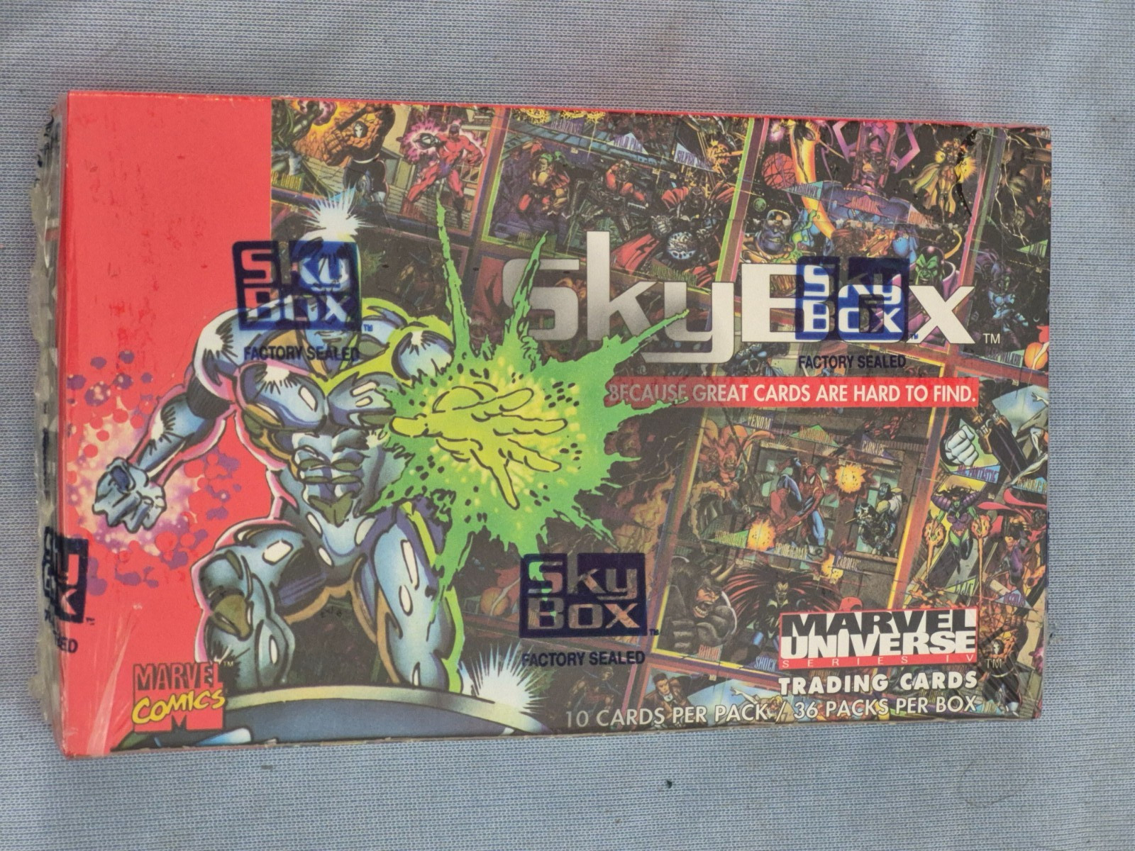 1993 Skybox Marvel Universe sealed box 1993 Skybox Marvel Universe sealed box