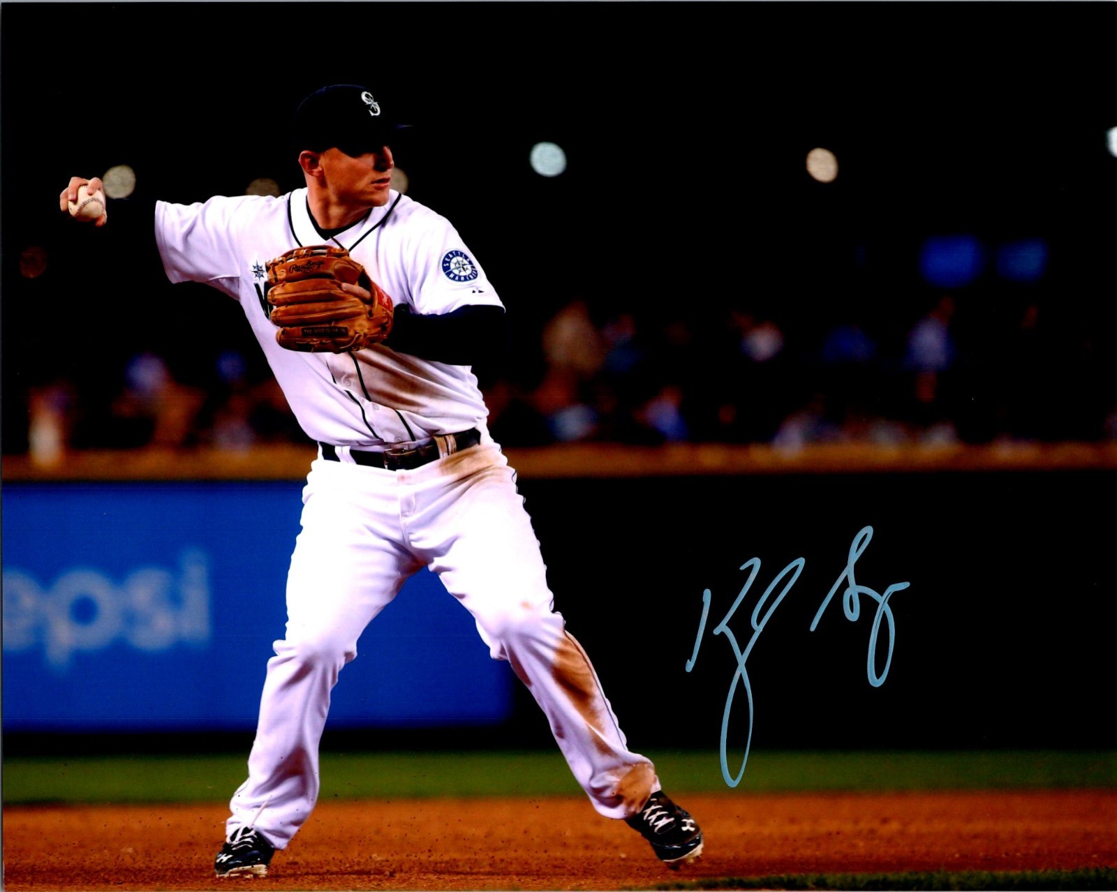 Kyle Seager Signed 8x10 Photo MLB Seattle Mariners Picture Kyle Seager Signed 8x10 Photo MLB Seattle Mariners Picture