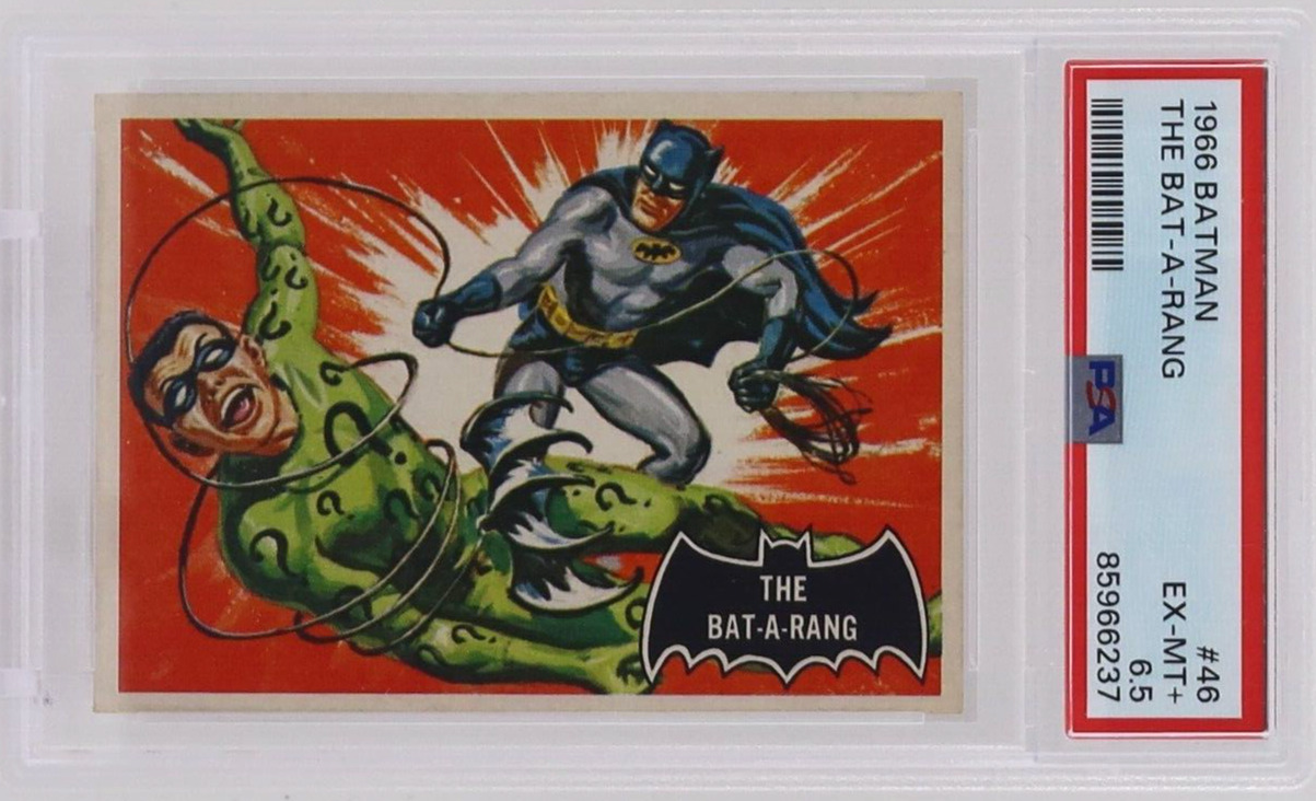 1966 Topps Batman #46 THE BAT-A-RANG PSA 6.5