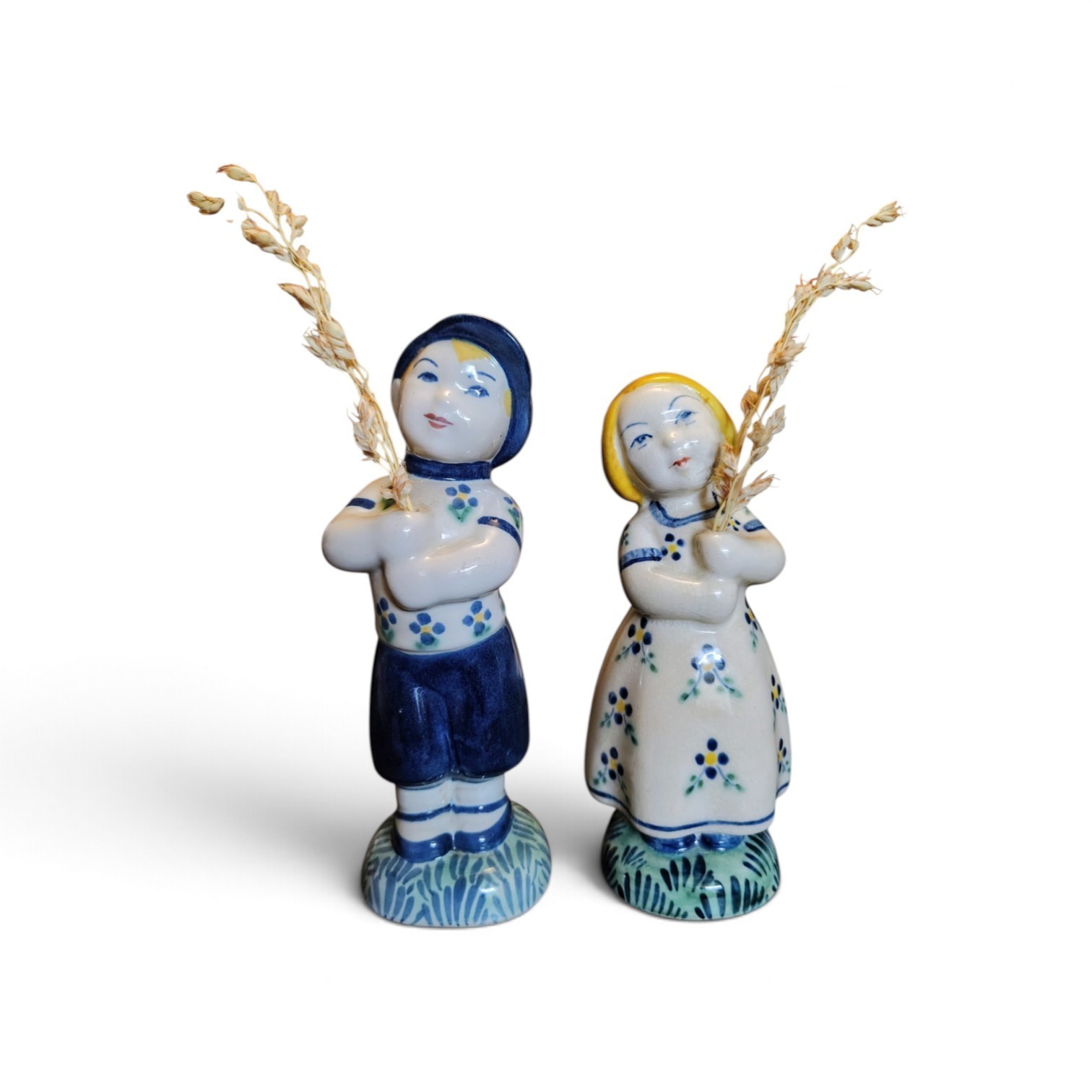 2 Rare Royal Copenhagen Aluminia JUS Little Brother & Sister Welfare Figurine 2 Rare Royal Copenhagen Aluminia JUS Little Brother & Sister Welfare Figurine