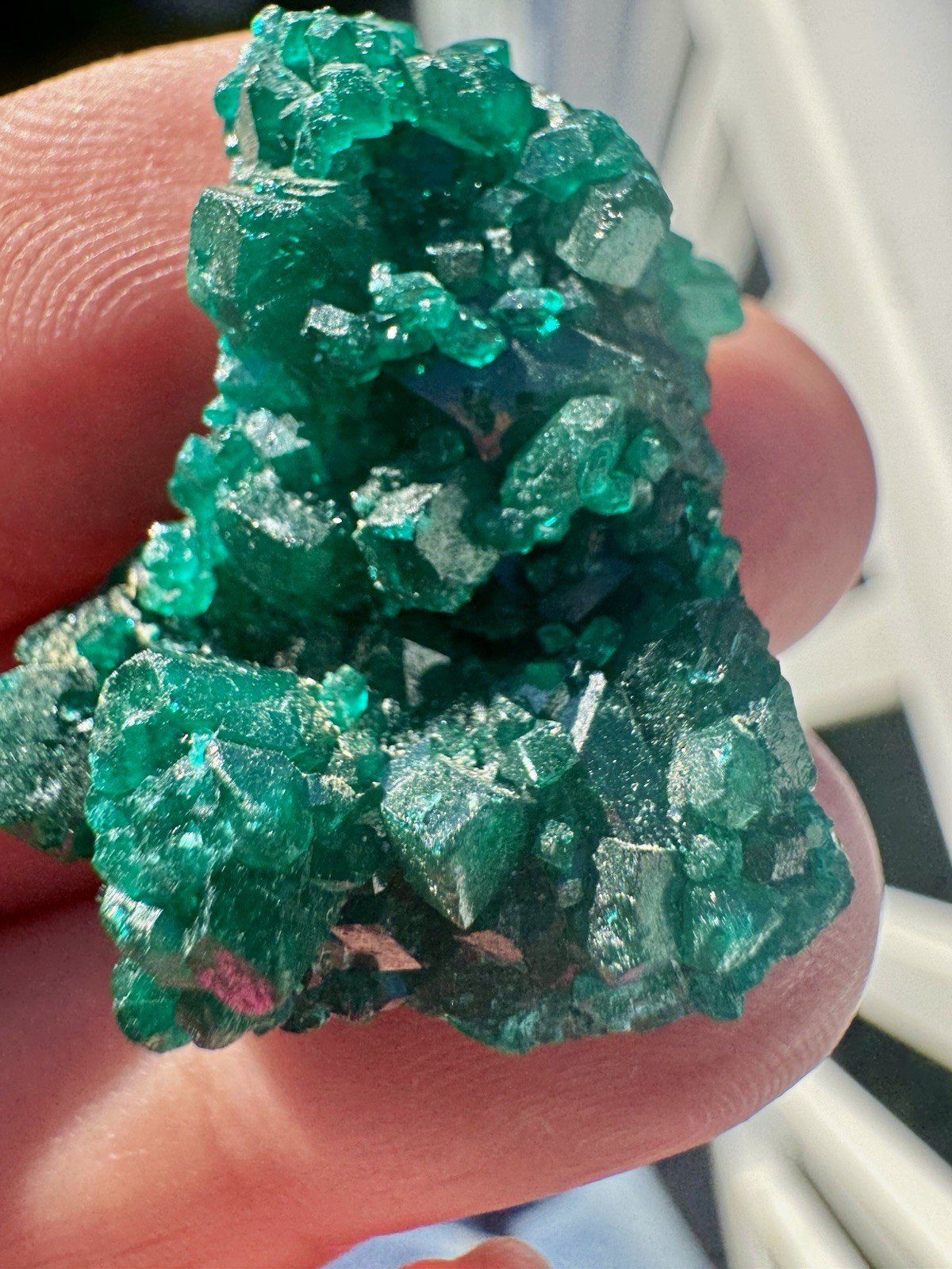 Dioptase - crystal mineral specimen - 8 grams Dioptase - crystal mineral specimen - 8 grams