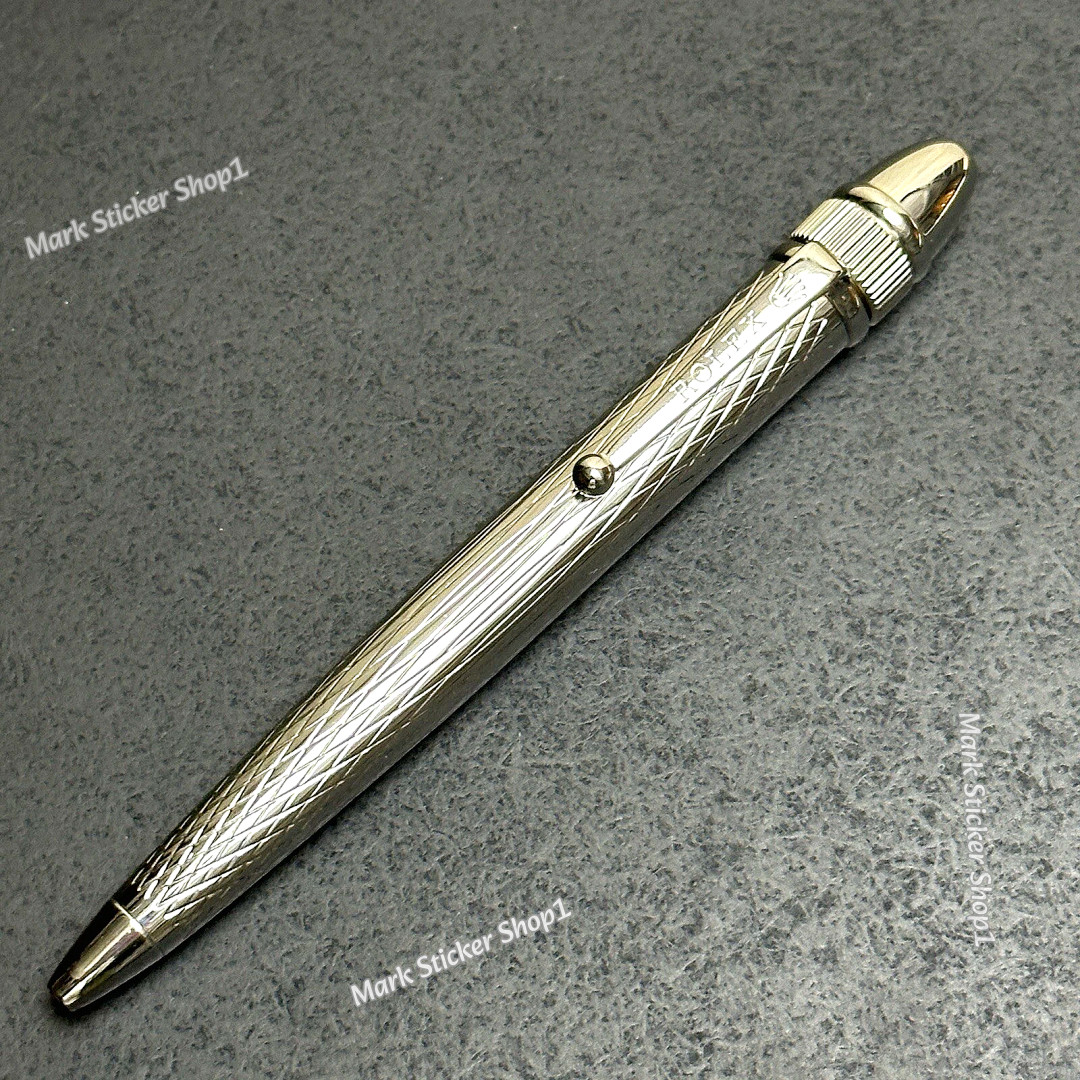NEW ROLEX Luxury Silver Platinum Ballpoint Pen AD VIP Collectible NEW ROLEX Luxury Silver Platinum Ballpoint Pen AD VIP Collectible