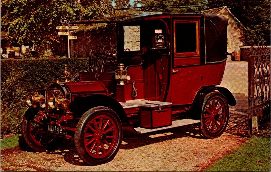 1908 UNIC TAXICAB 12/14 hp automobile Postcard 1908 UNIC TAXICAB 12/14 hp automobile Postcard