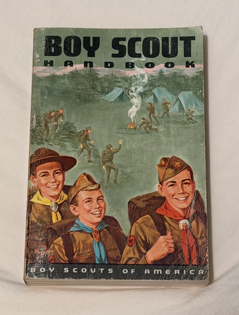 VTG. Feb. 1968--Boy Scout Handbook-7th Edition-BSA Manual Dom Lupo Cover