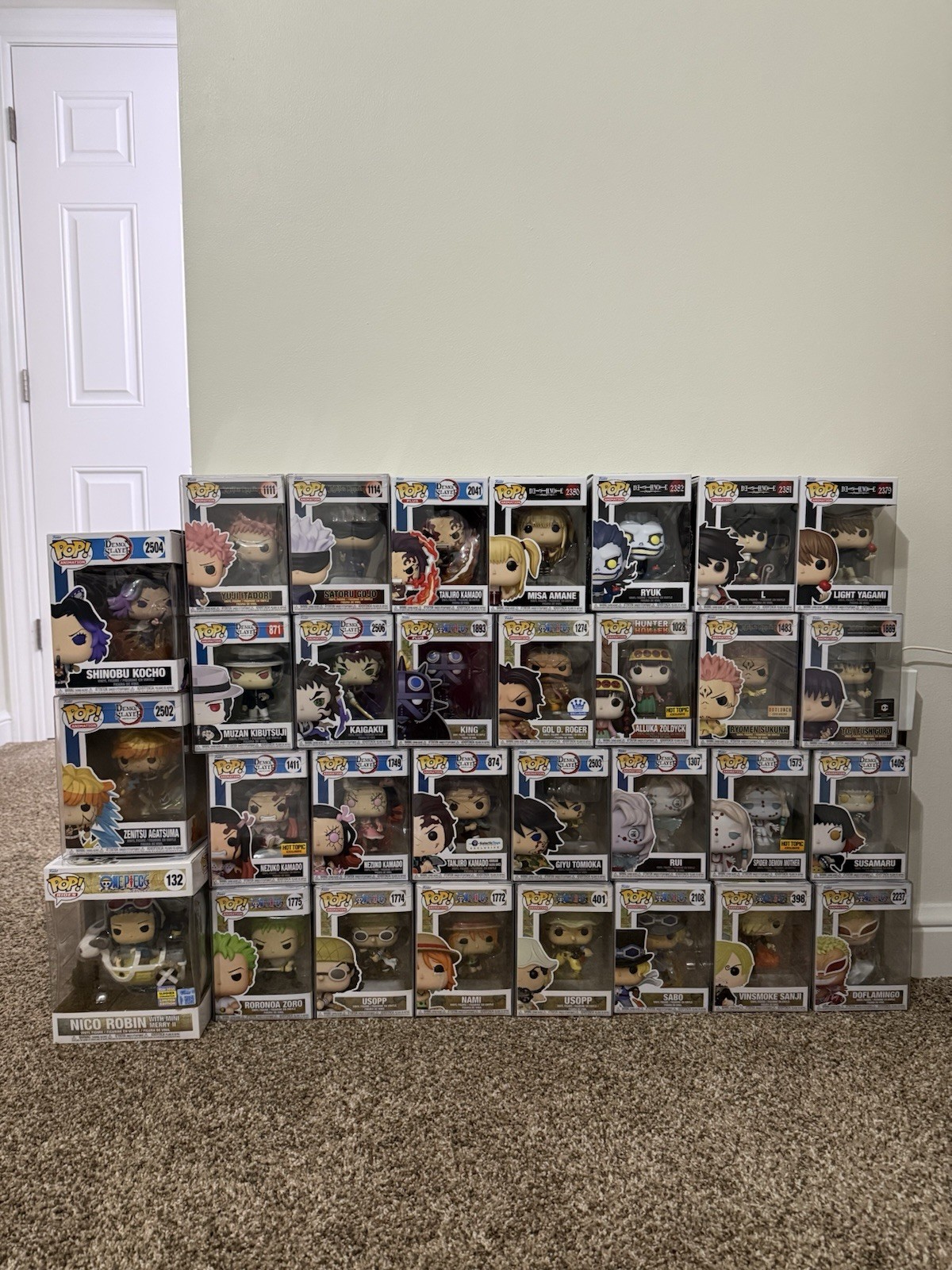 Funko Pop Animation Mixed Lot One Piece Demon Slayer Hunter x Hunter Funko Pop Animation Mixed Lot One Piece Demon Slayer Hunter x Hunter