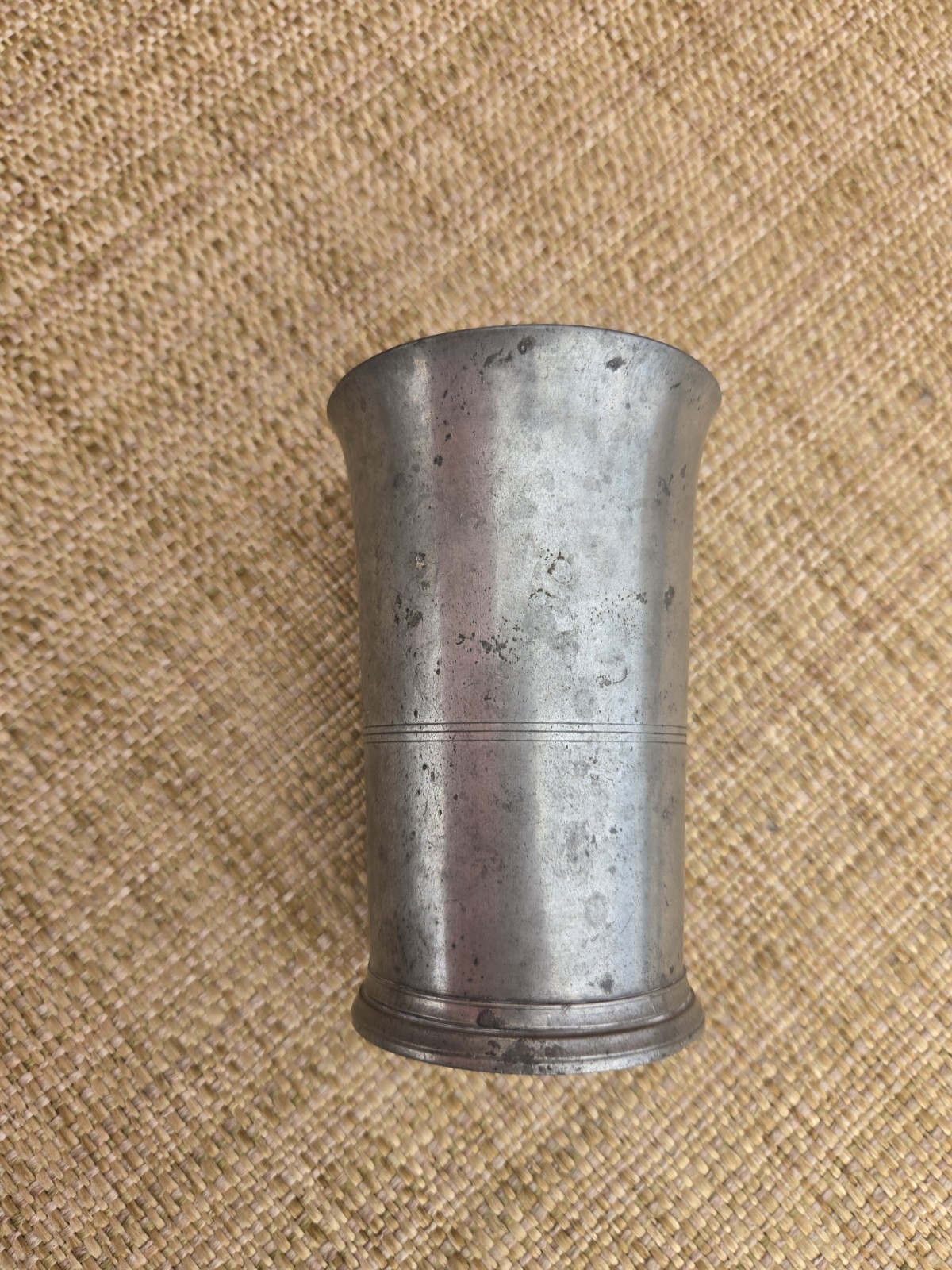 Antique 19th C. American New York City Timothy Boardman & Co. Pewter Beaker Antique 19th C. American New York City Timothy Boardman & Co. Pewter Beaker