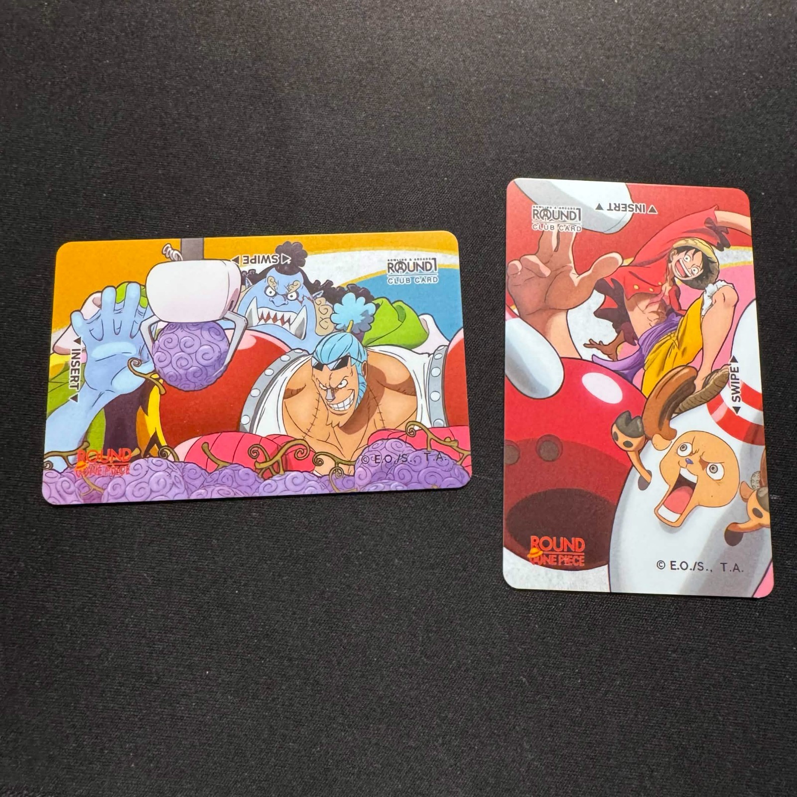 Round1 X One Piece Promo Club Card Luffy And Chopper Plus Franky And Jinbe Round1 X One Piece Promo Club Card Luffy And Chopper Plus Franky And Jinbe