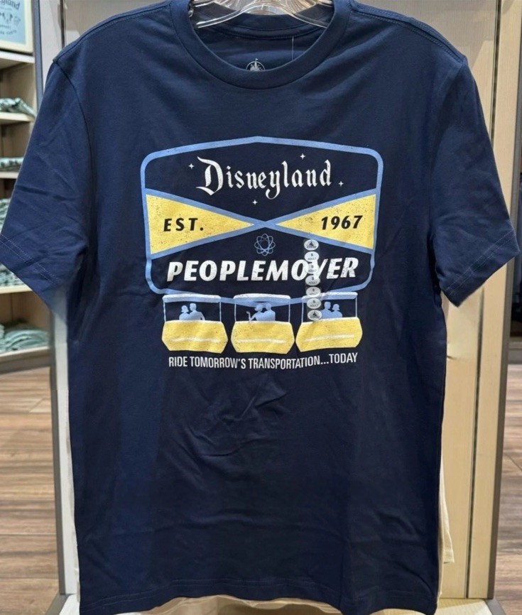Disney Disneyland PEOPLEMOVER Ride Tomorrows Transportation T-Shirt New ALL SIZE Disney Disneyland PEOPLEMOVER Ride Tomorrows Transportation T-Shirt New ALL SIZE