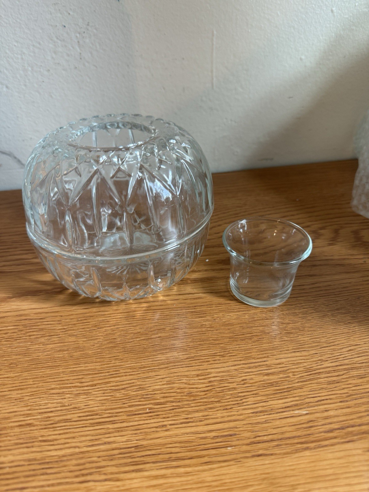 Vintage 1980’s Home Interior 3 Pc Round Cubist Fairy Lamp Vintage 1980’s Home Interior 3 Pc Round Cubist Fairy Lamp