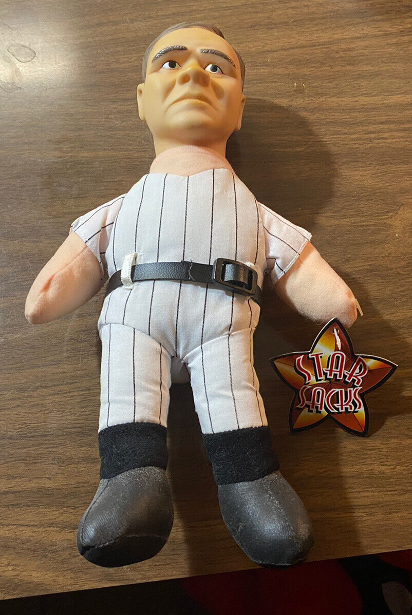 New York Yankees Babe Ruth 7 Inch Star Sack Doll New With Tags