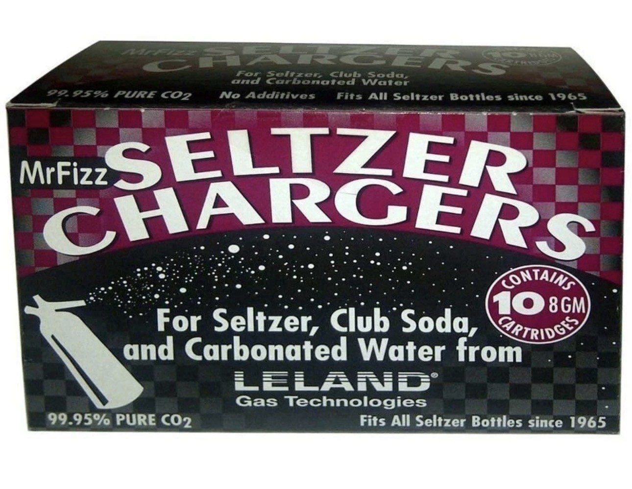 Leland Soda Chargers Seltzer Chargers Co2, 10 Count Leland Soda Chargers Seltzer Chargers Co2, 10 Count