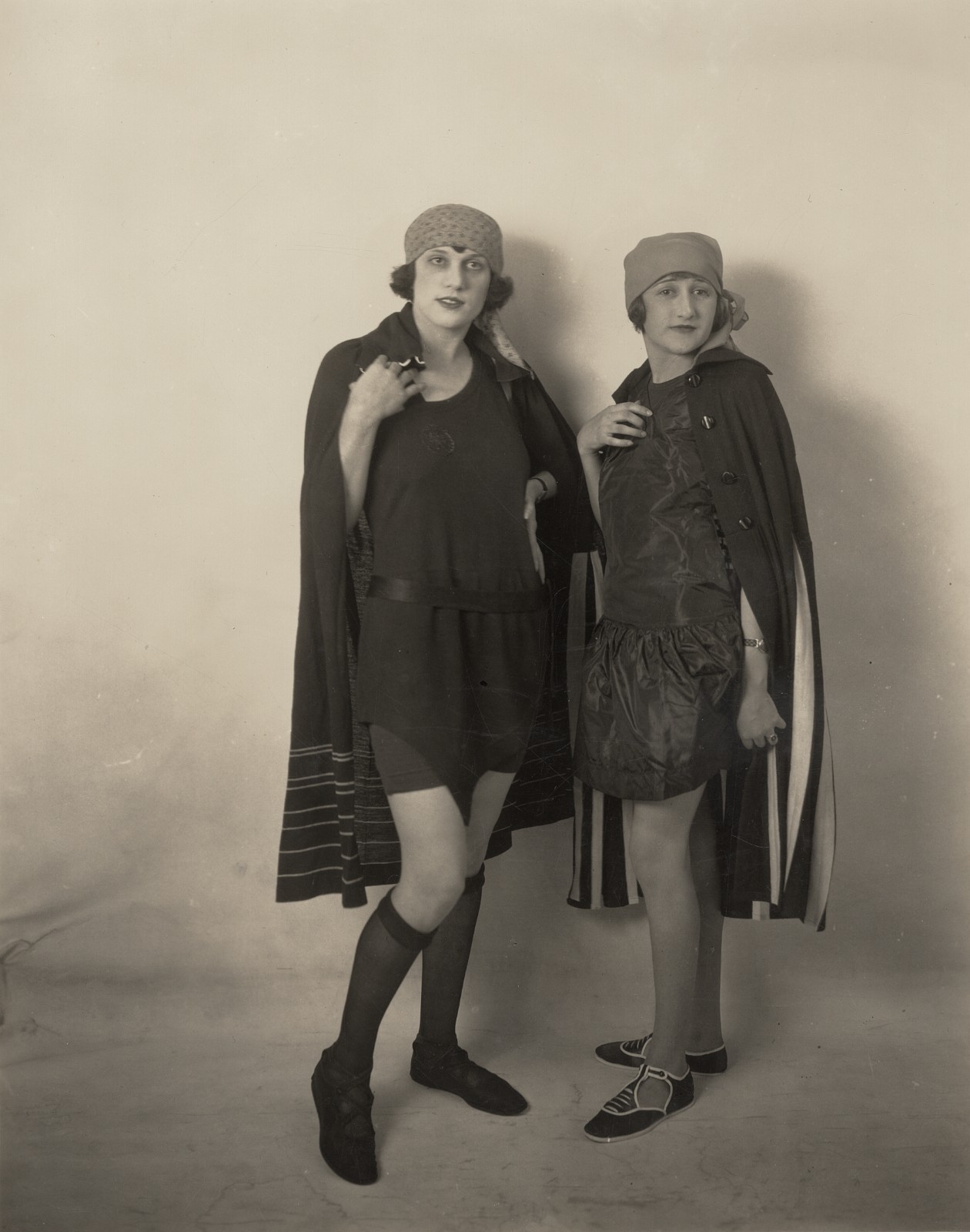 c. 1920's Two Women in Flapper Fashion Photograph ART DECO c. 1920's Two Women in Flapper Fashion Photograph ART DECO