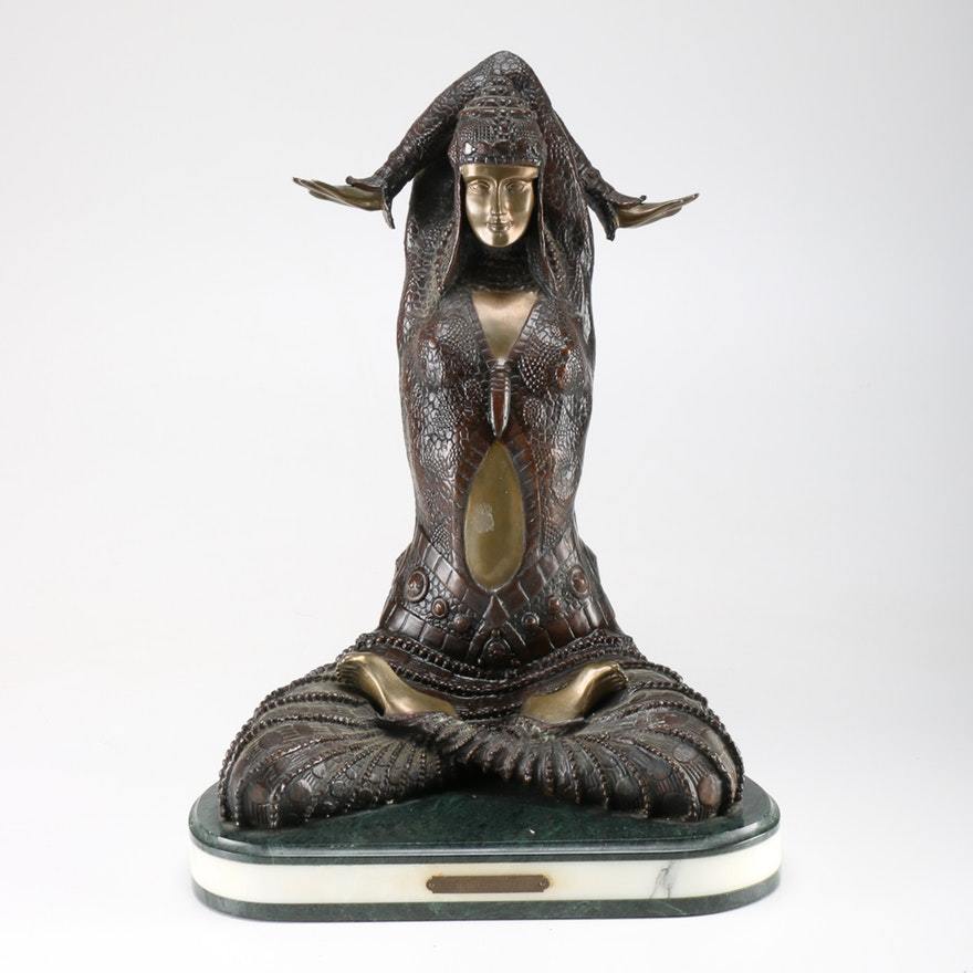 Demétre Chiparus ANTIQUE Art Deco Statue beautiful vintage bronze REDUCED SUPERB Demétre Chiparus ANTIQUE Art Deco Statue beautiful vintage bronze REDUCED SUPERB