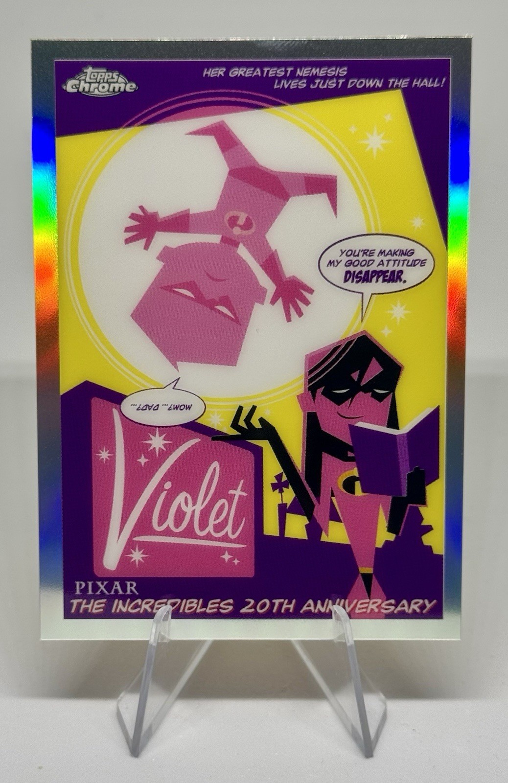 Violet Parr 2024 Topps Chrome Disney The Incredibles 20th Anniversary #IN-4 Violet Parr 2024 Topps Chrome Disney The Incredibles 20th Anniversary #IN-4