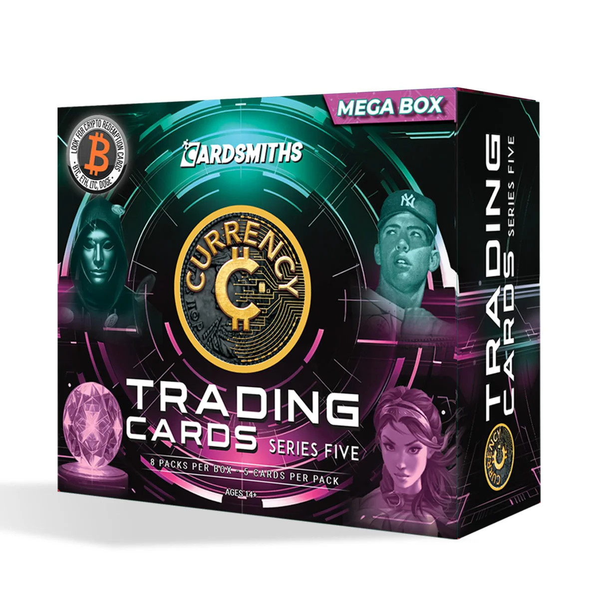 Cardsmiths Currency Series 5 Trading Cards Mega Box - Factory Sealed Cardsmiths Currency Series 5 Trading Cards Mega Box - Factory Sealed