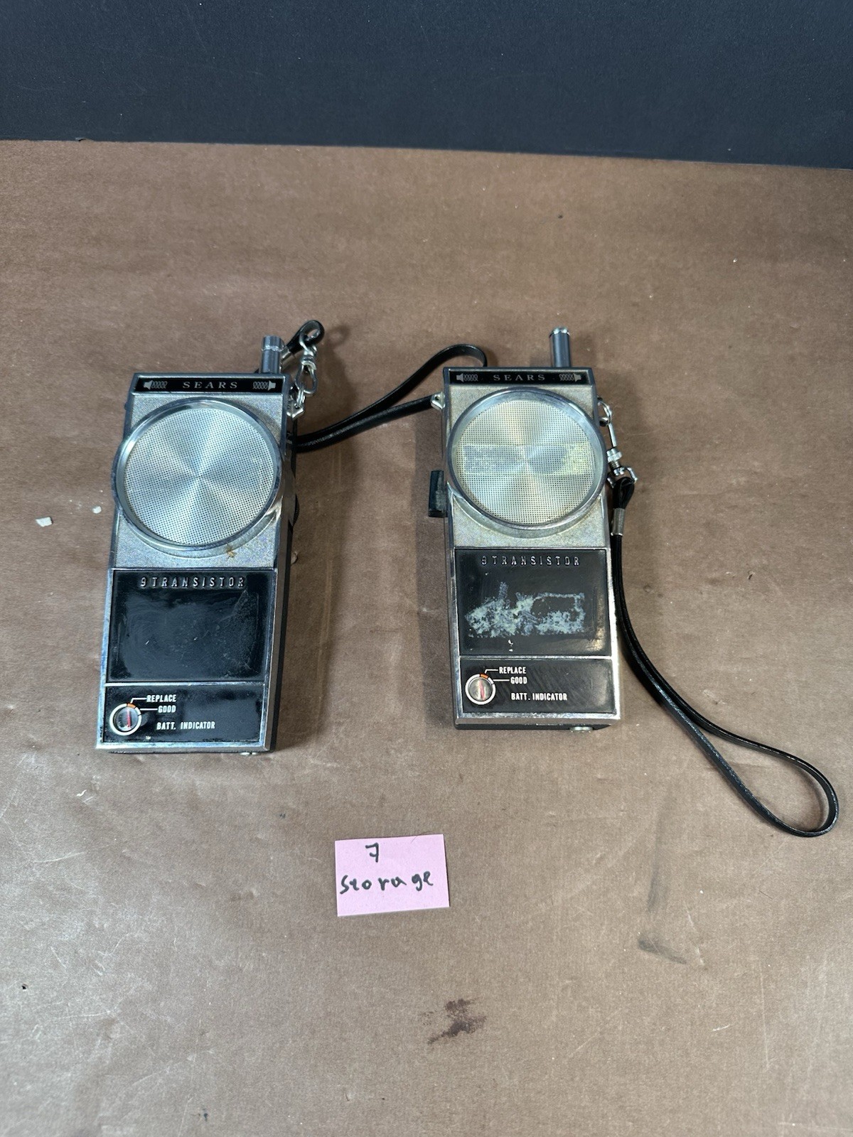 Vintage 1965 Sears Roebuck Lot-2 Transistor Transceiver Untested Ships Fast Vintage 1965 Sears Roebuck Lot-2 Transistor Transceiver Untested Ships Fast