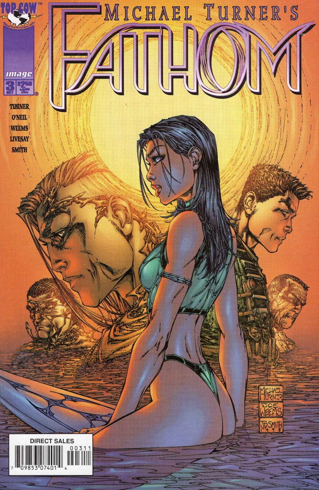 Fathom #3 Top Cow 1998 NM+ Fathom #3 Top Cow 1998 NM+