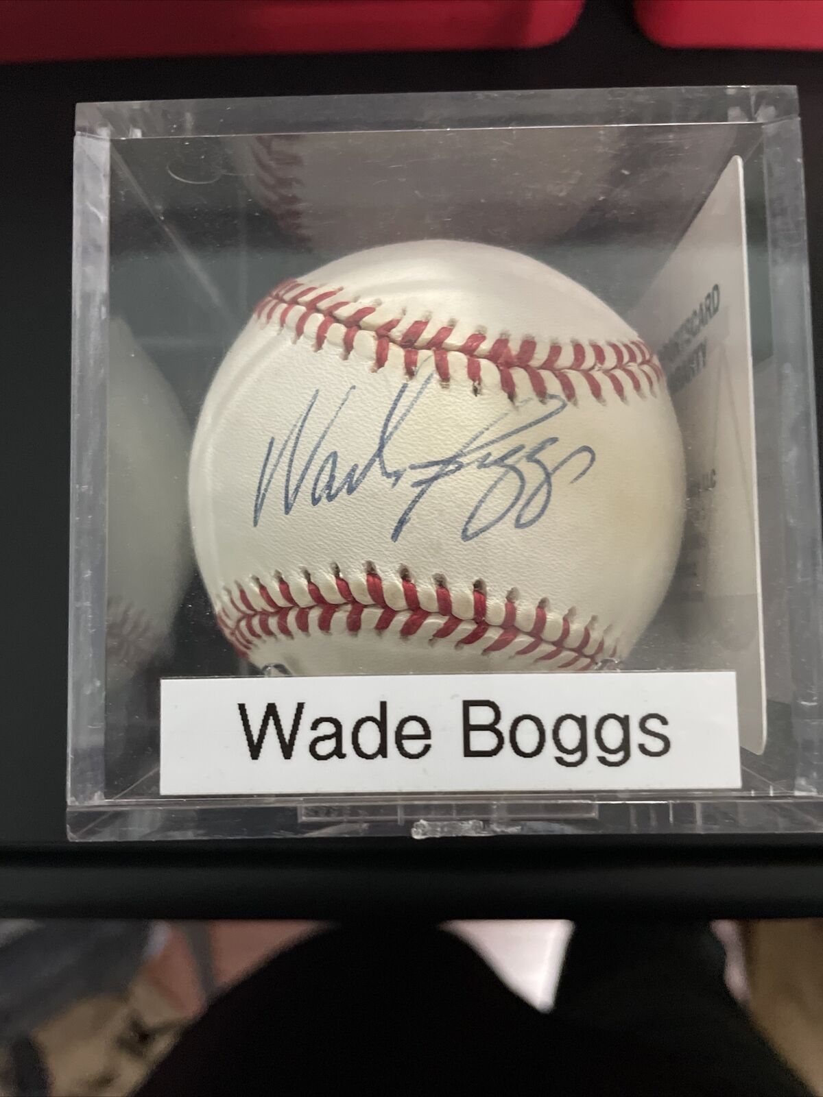 HOF WADE BOGGS SIGNED AUTOGRAPHED MLB BASEBALL RED SOX YANKEES SGC AUTHENTIC