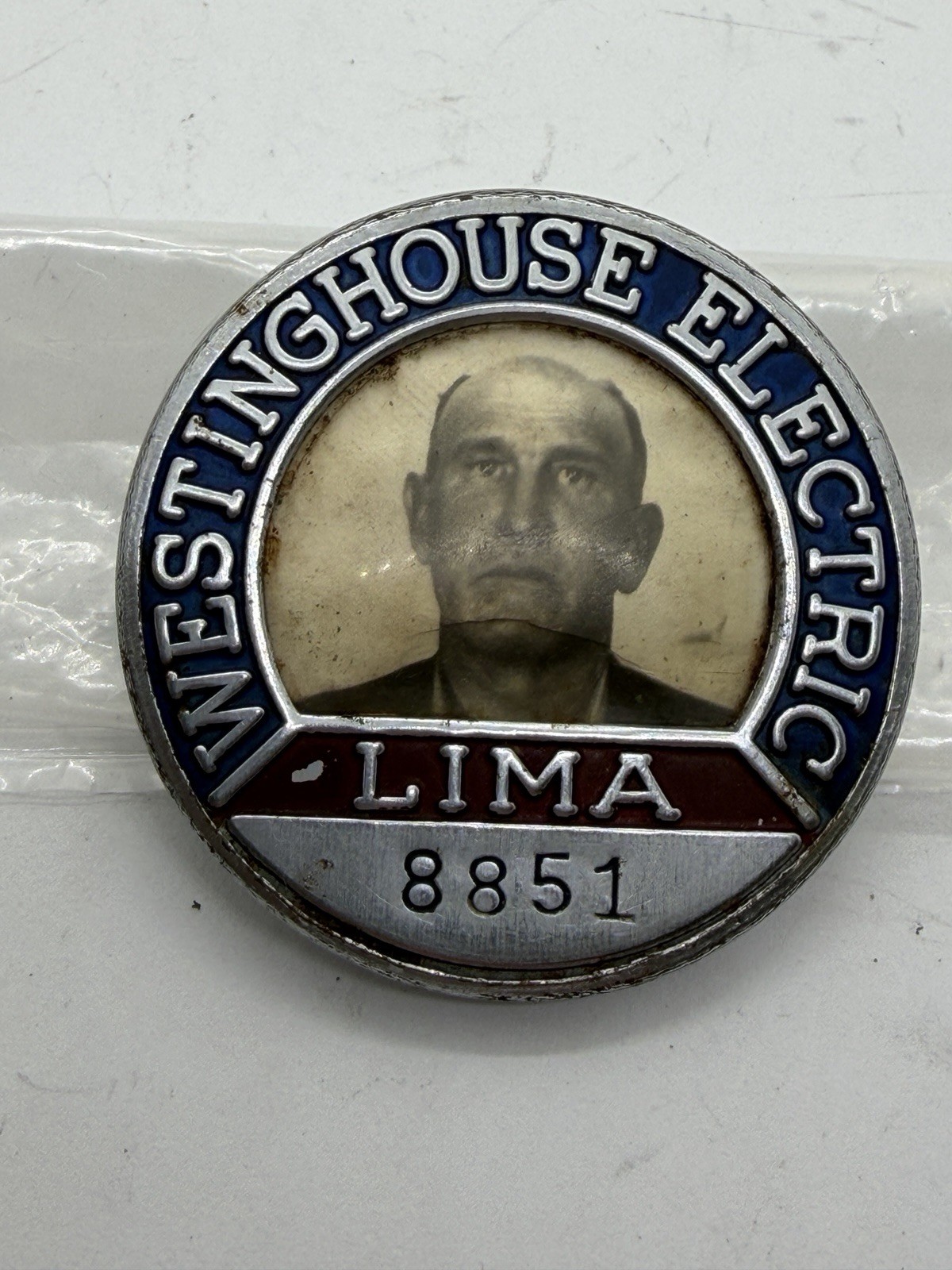 Antique/Vintage Westinghouse Electric Lima Employee ID Badge Pin Antique/Vintage Westinghouse Electric Lima Employee ID Badge Pin
